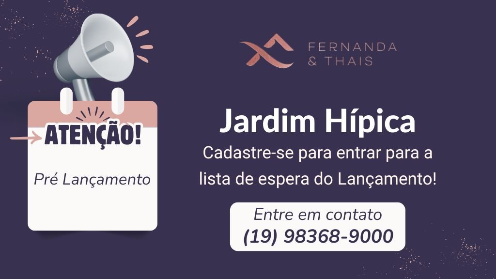 Jardim Hípica Indaiatuba - Lançamento